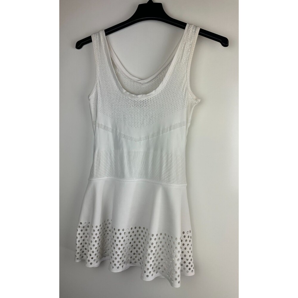 Adidas X Stella McCartney Barricade White Tennis Dress No Shorts Size Small - Picture 9 of 16